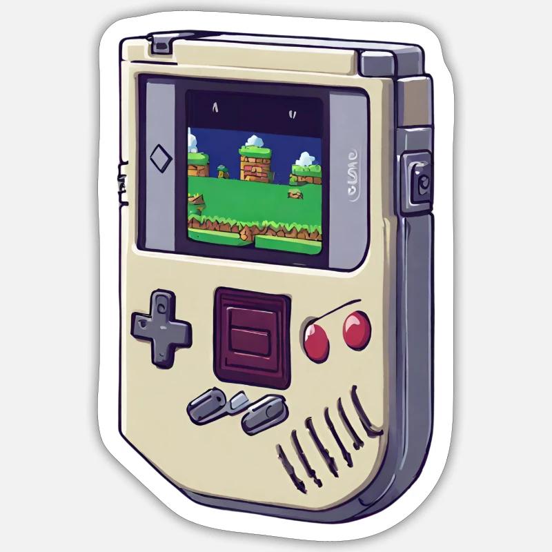 Pixel Player Sticker size S (10 x 10 cm)