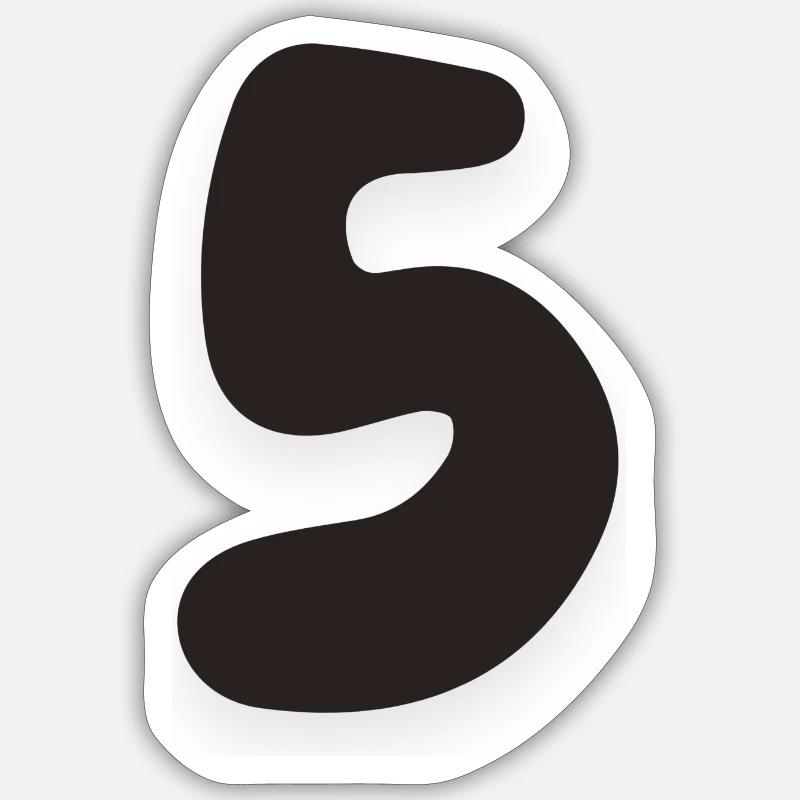 5 - Sticker size S (10 x 10 cm) - white matte