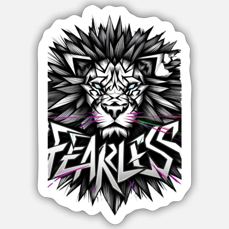 Fearless Boys - Sticker size S (10 x 10 cm) - white matte