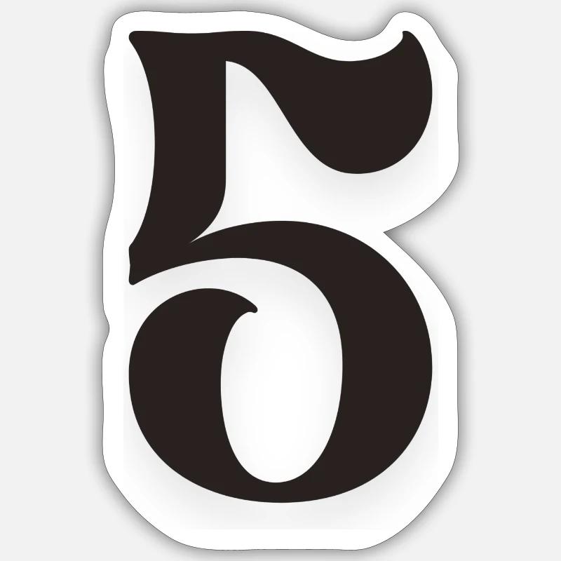 5 - Sticker size S (10 x 10 cm) - white matte