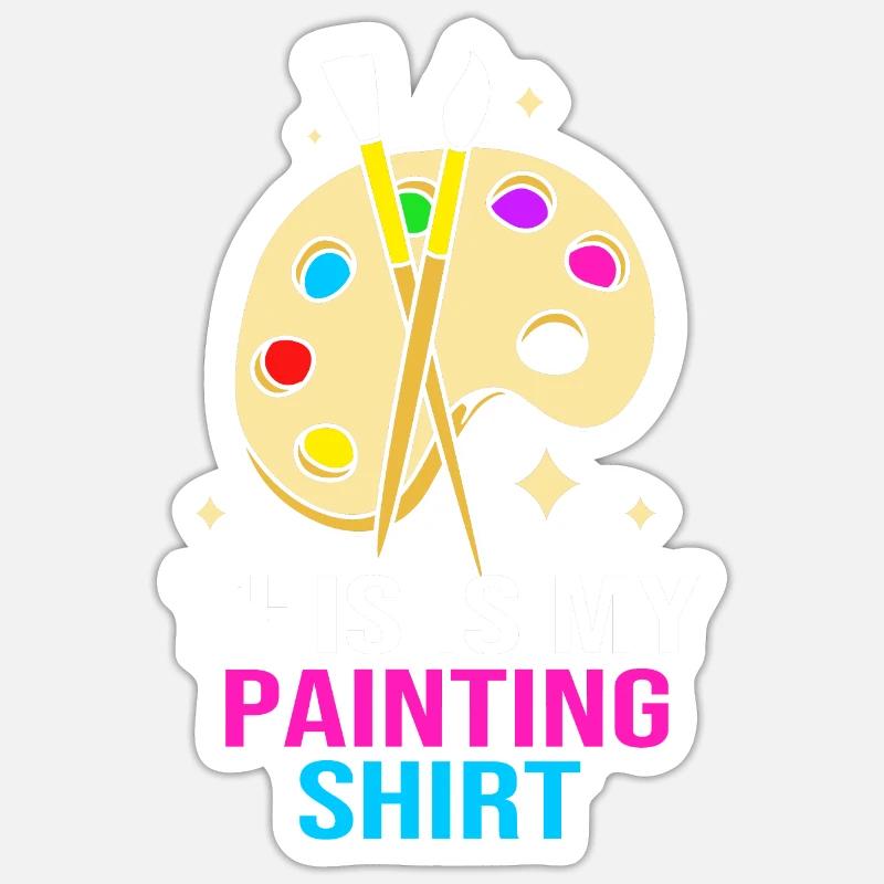 Painter Sticker size S (10 x 10 cm)