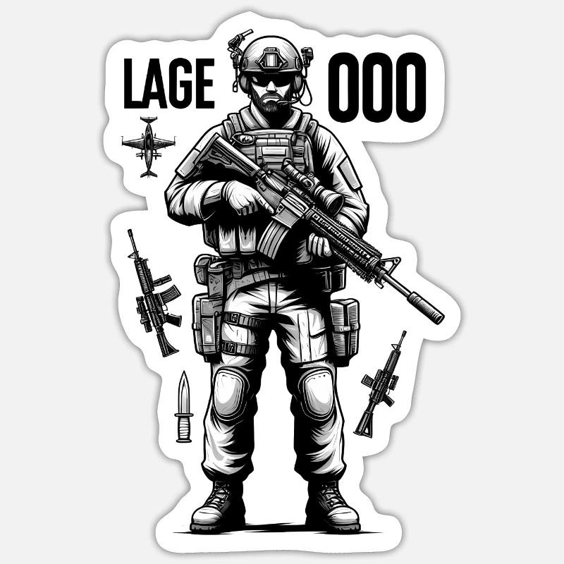 Sticker Größe S (10 x 10 cm) - 
