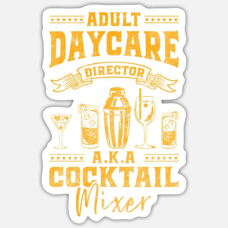 Blender Drink Mix Drinks - Sticker size S (10 x 10 cm) - white matte