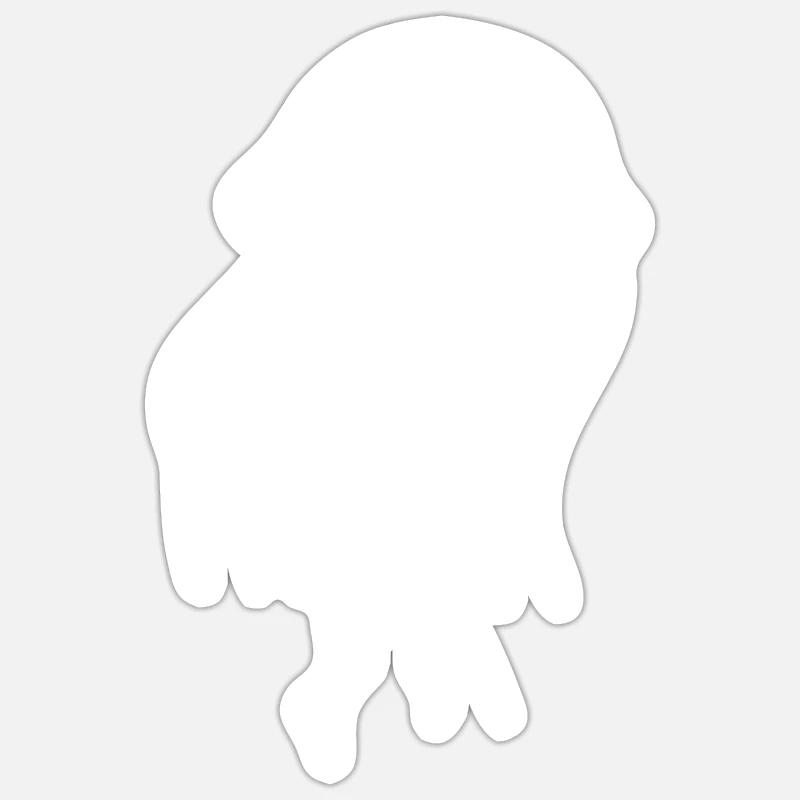 Jellyfish - Sticker size S (10 x 10 cm) - white matte