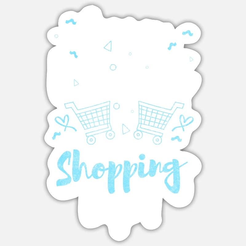 Einkauf Kauf Geschenk Beutel Sticker Größe S (10 x 10 cm)