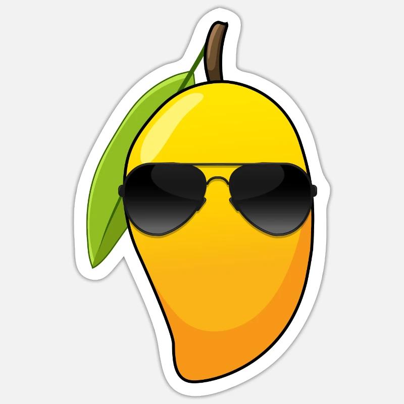 Tropical Fruit Vitamin C Cool Mango Sticker size S (10 x 10 cm)