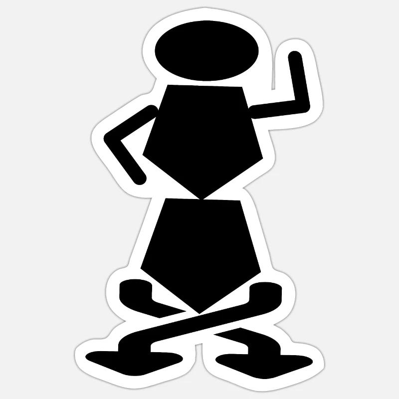 Sticker Größe S (10 x 10 cm) - 