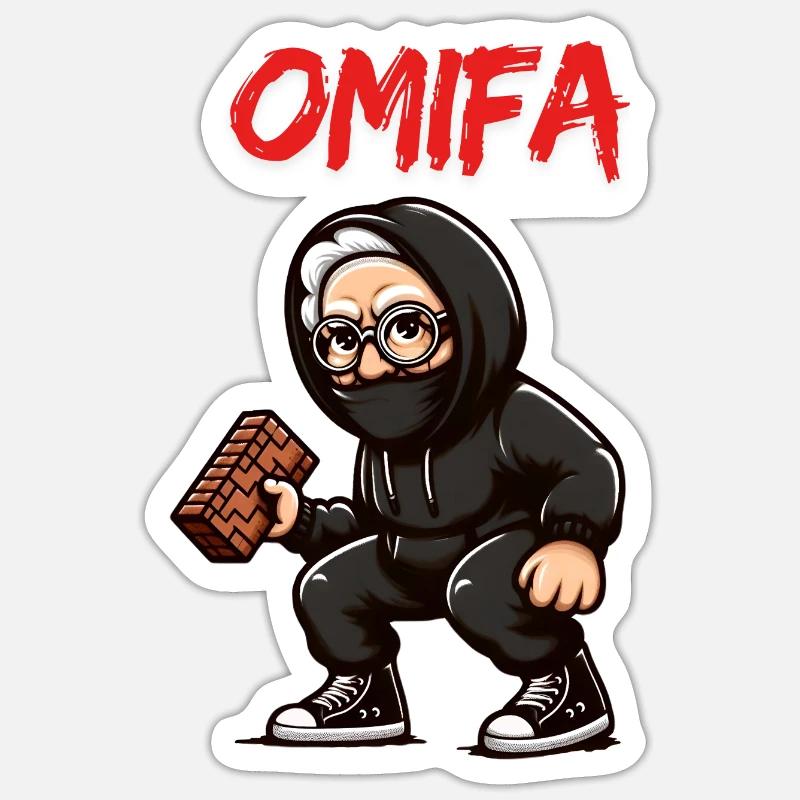 OMIFA Sticker Größe S (10 x 10 cm)