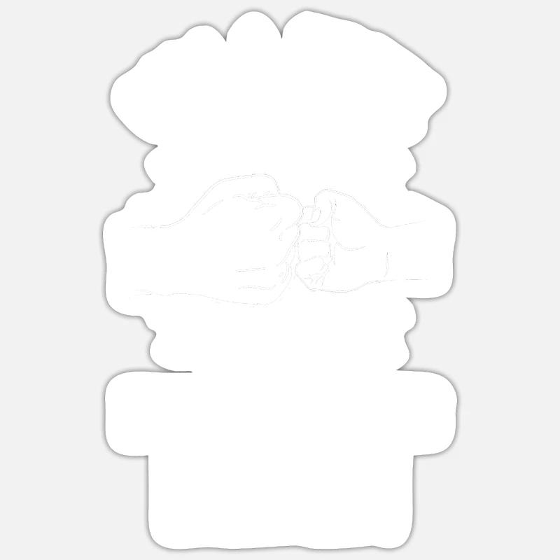 Großmutter Enkel Oma Sticker Größe S (10 x 10 cm)