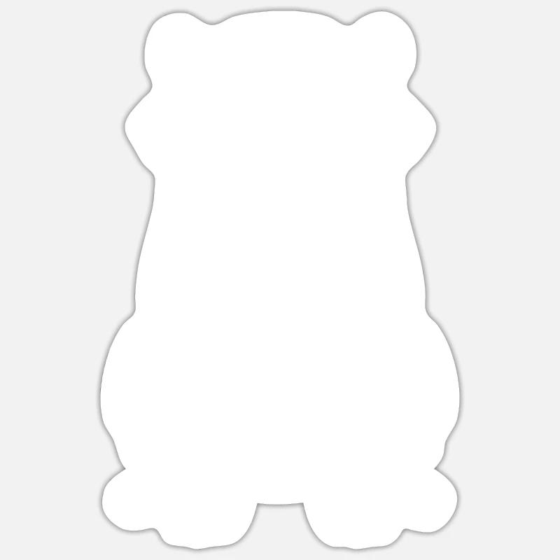 Honigdachs Sticker Größe S (10 x 10 cm)