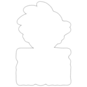 Ce n’est pas une phase maman ! Emo Goth Alternative - Sticker taille S (10 x 10 cm) - blanc mat - Devant