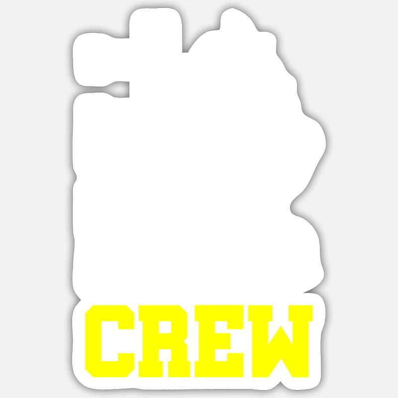 Équipe de grillades - Sticker taille S (10 x 10 cm) - blanc mat