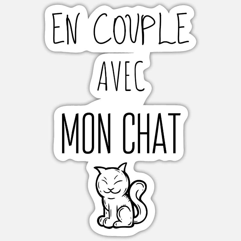 Design Nature Éclat de Vert - Sticker taille S (10 x 10 cm) - blanc mat