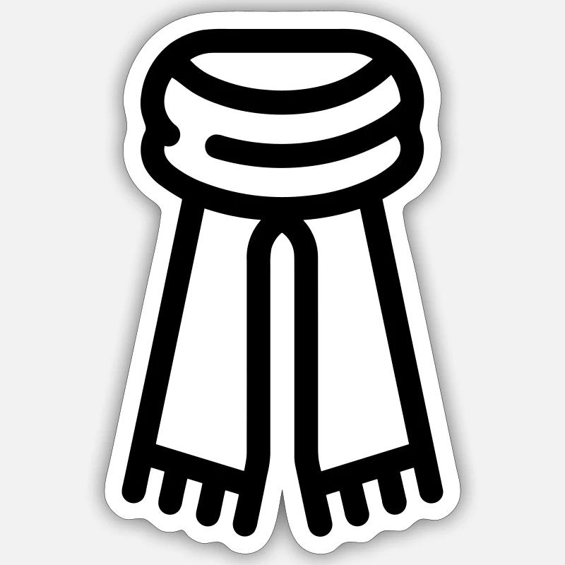 écharpe Sticker taille S (10 x 10 cm)