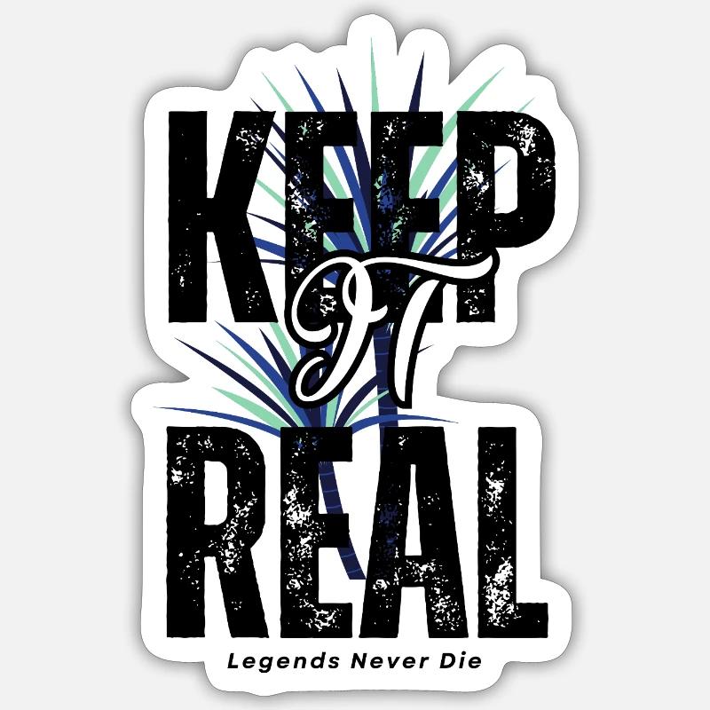 Tropical Palm Tree Color Explosion Sticker size S (10 x 10 cm)