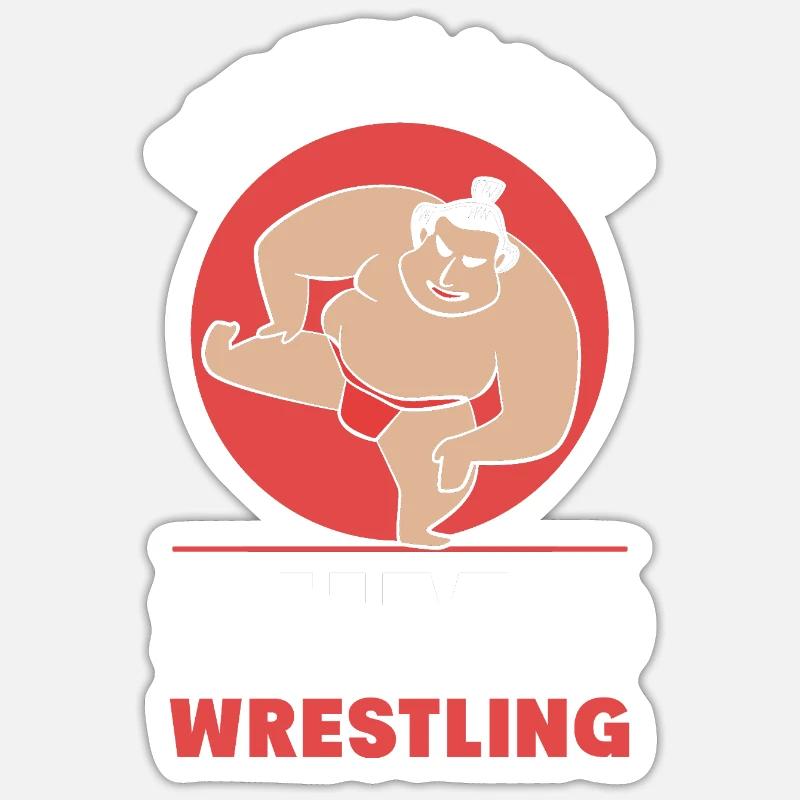 sumo - Sticker taille S (10 x 10 cm) - blanc mat