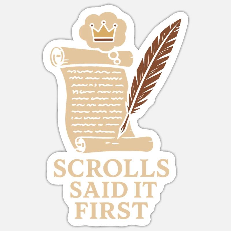 Pharaoh Archaeology in Ancient Egypt - Sticker size S (10 x 10 cm) - white matte