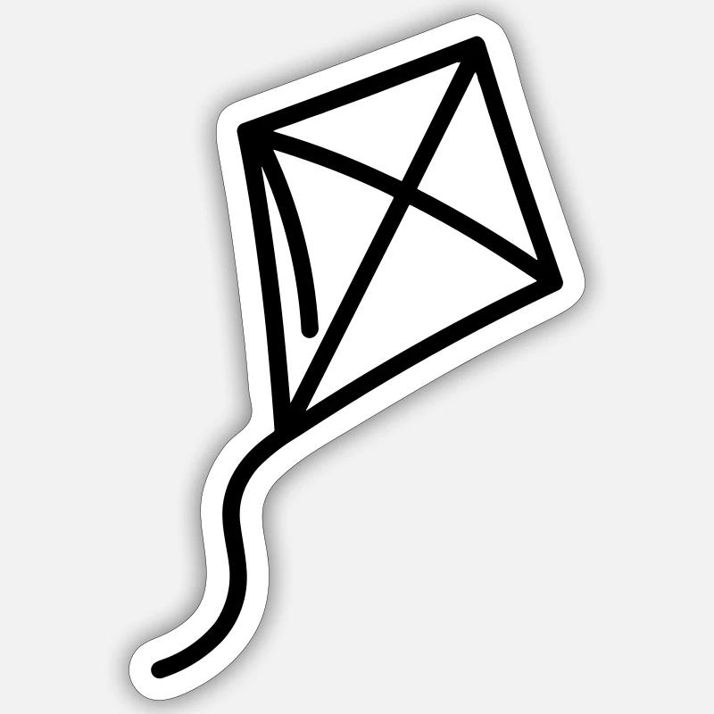 Kite Sticker size S (10 x 10 cm)