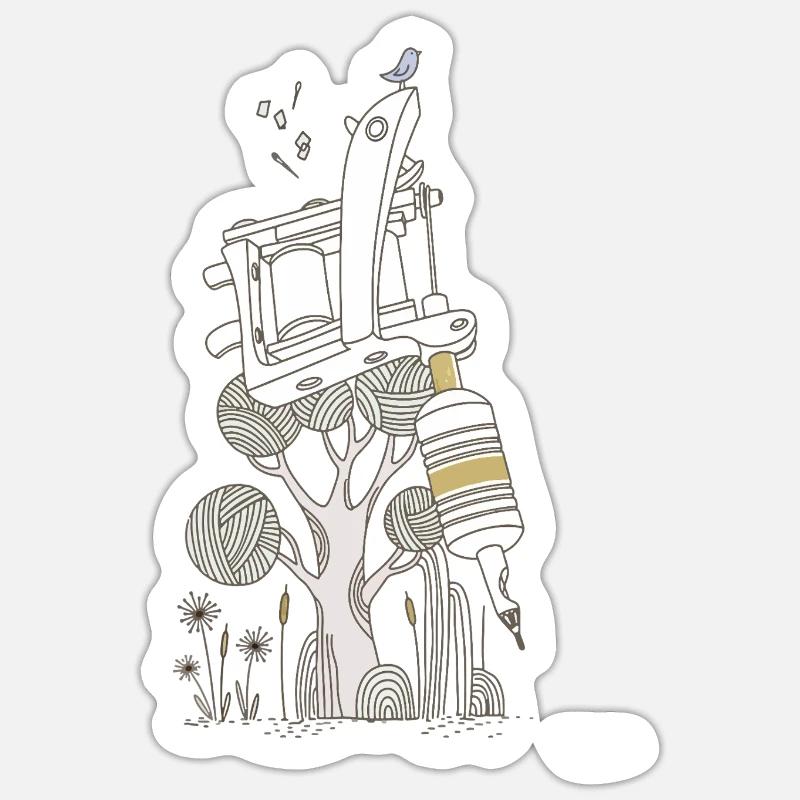 Sticker Größe S (10 x 10 cm) - 
