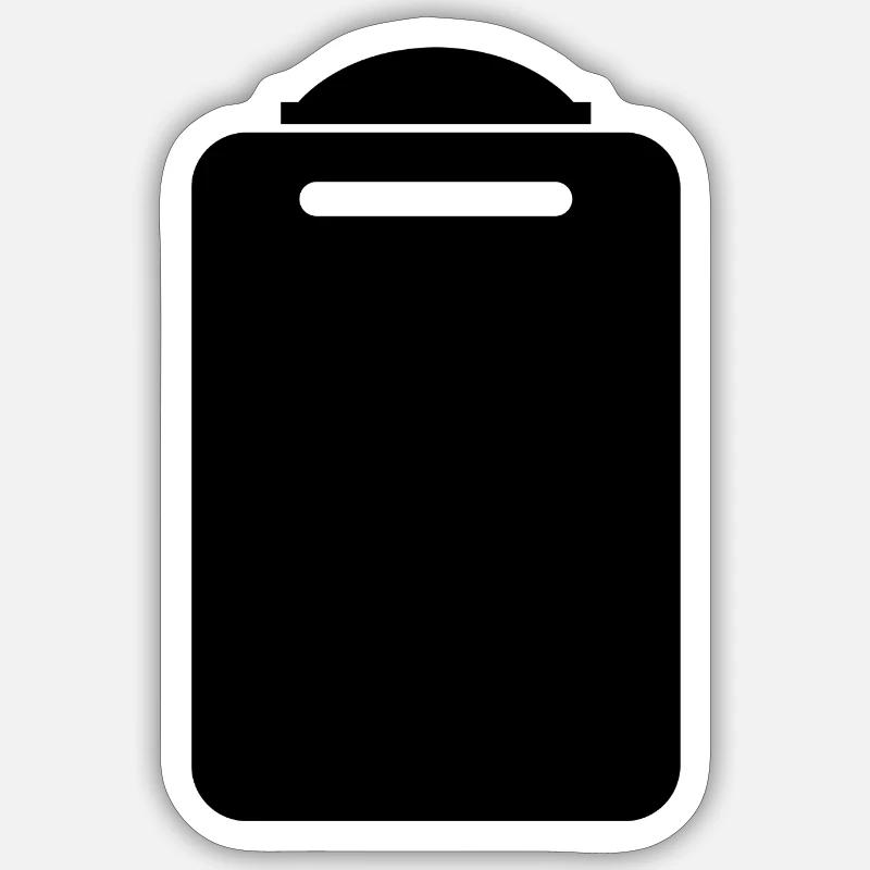 Chopping board - Sticker size S (10 x 10 cm) - white matte