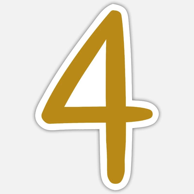 4 - Sticker taille S (10 x 10 cm) - blanc mat