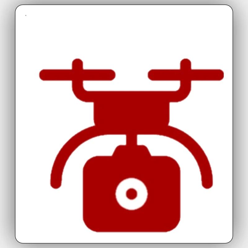 Drone Grapher Drone Fly & Drone Flight Sticker taille S (10 x 10 cm)