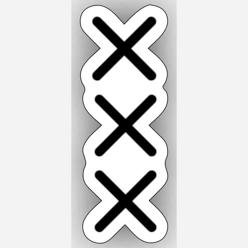 Sticker Größe S (10 x 10 cm) - 