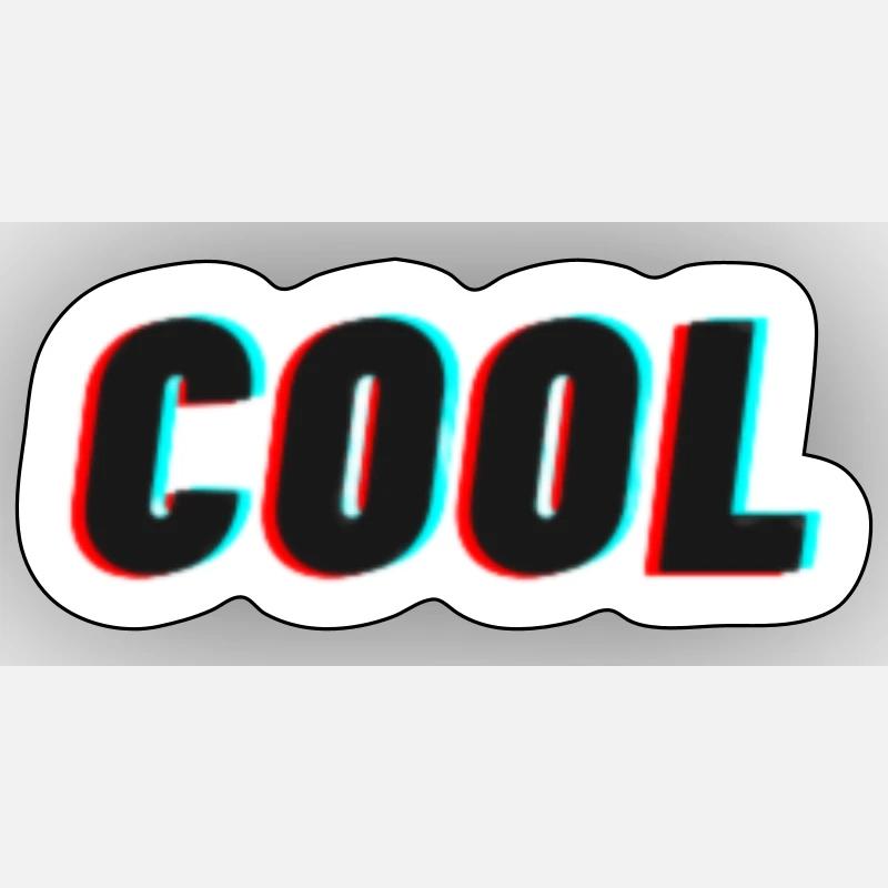 Cool Sticker size S (10 x 10 cm)