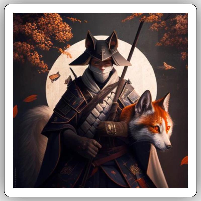 Krieger Sticker Größe S (10 x 10 cm)