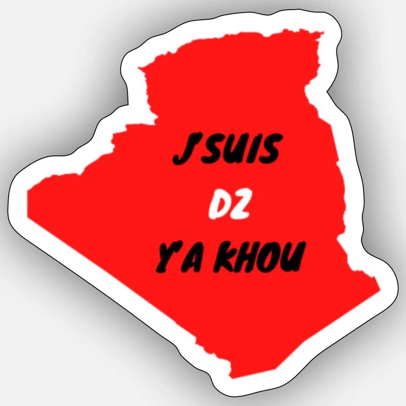 Design DZ Authentic -DDA Sticker taille S (10 x 10 cm)