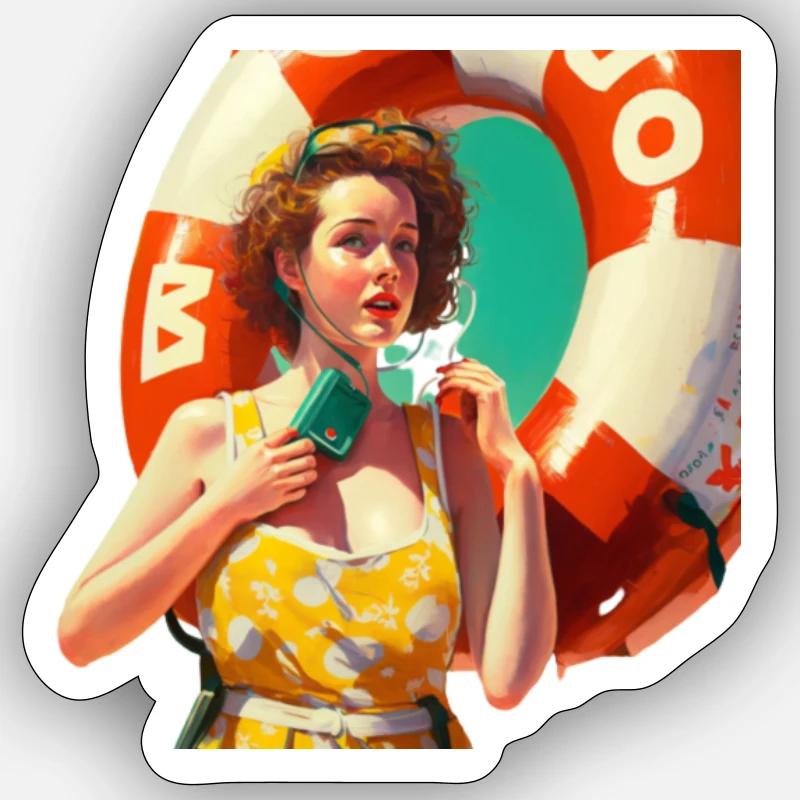 Sticker taille S (10 x 10 cm) - 