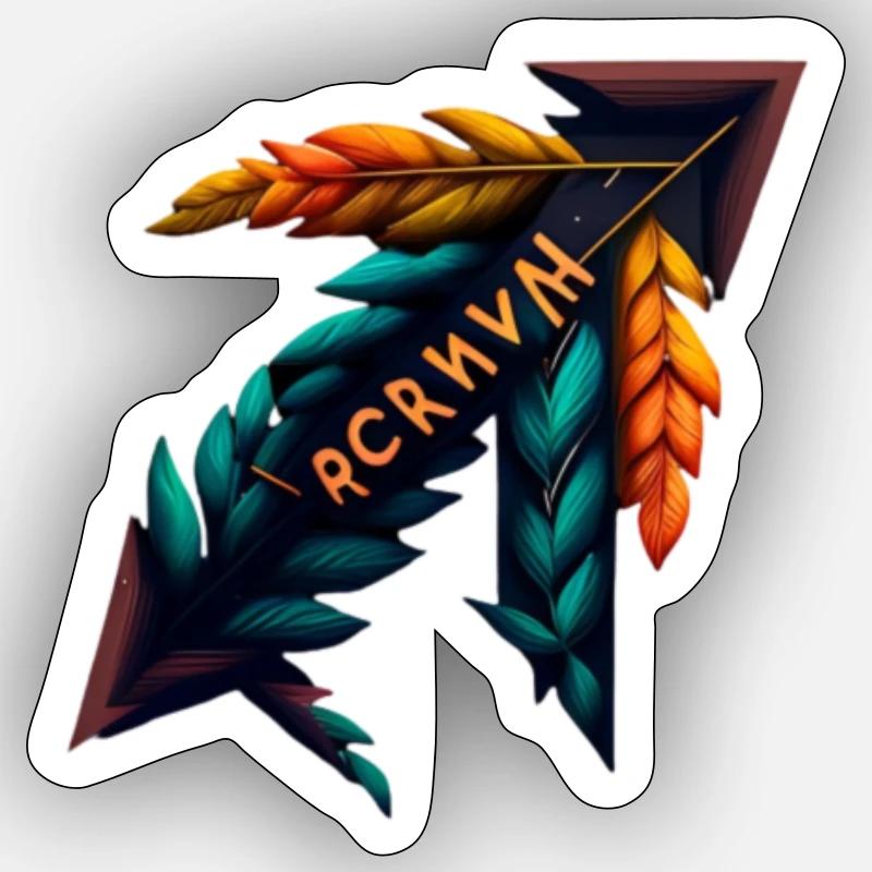 Printemps 2 Sticker taille S (10 x 10 cm)