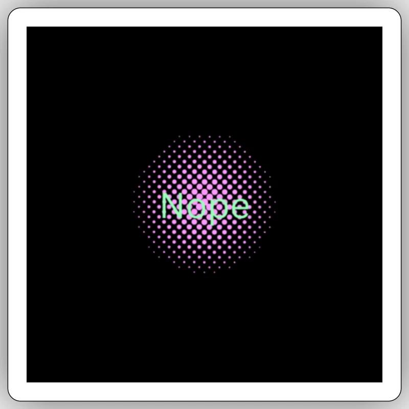 Sticker Größe S (10 x 10 cm) - 