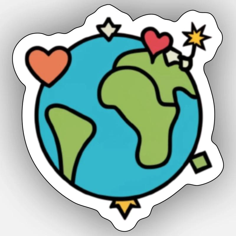 Sticker Größe S (10 x 10 cm) - 