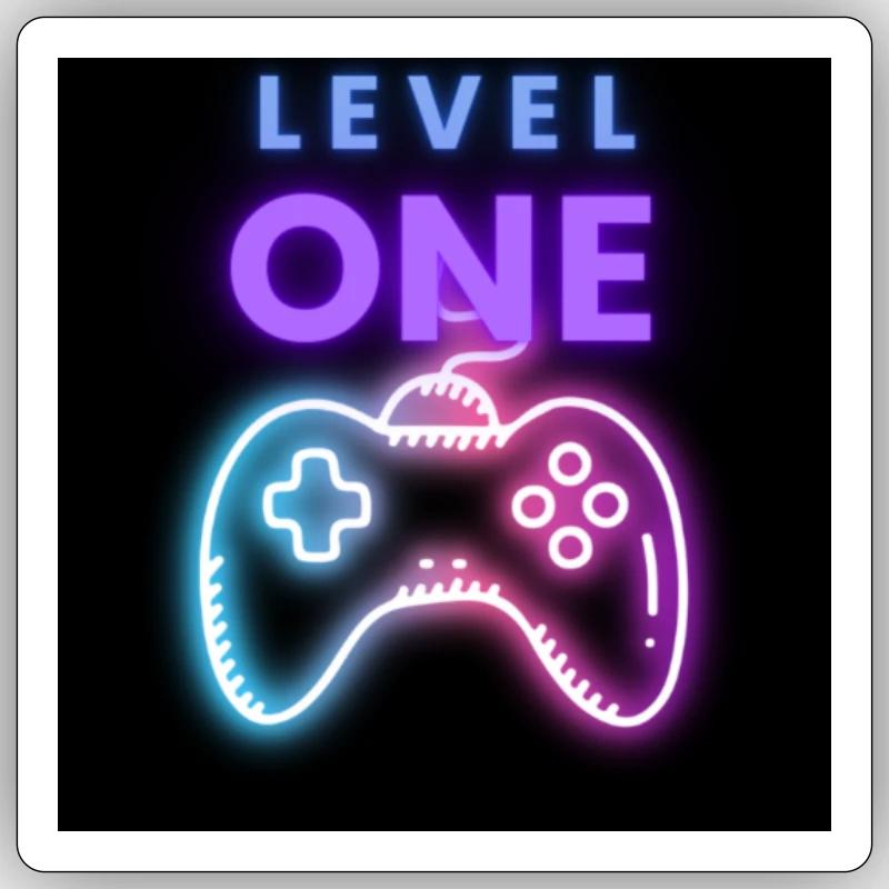 Level One Sticker Größe S (10 x 10 cm)