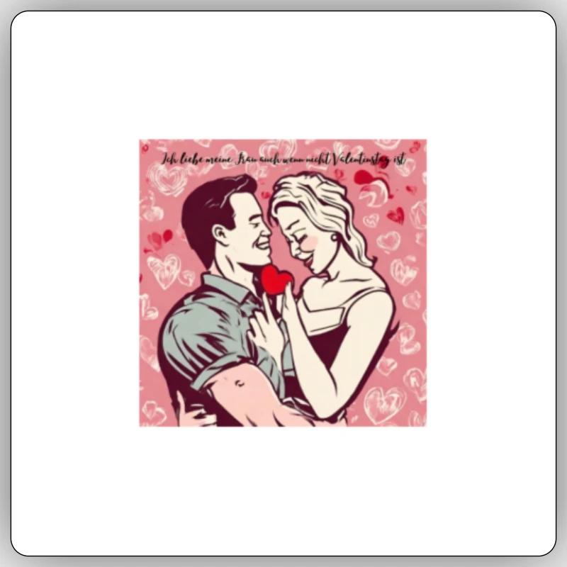 338286B0 5314 4090 914E 2BB4BE0A0102 - Sticker Größe S (10 x 10 cm) - Mattweiß