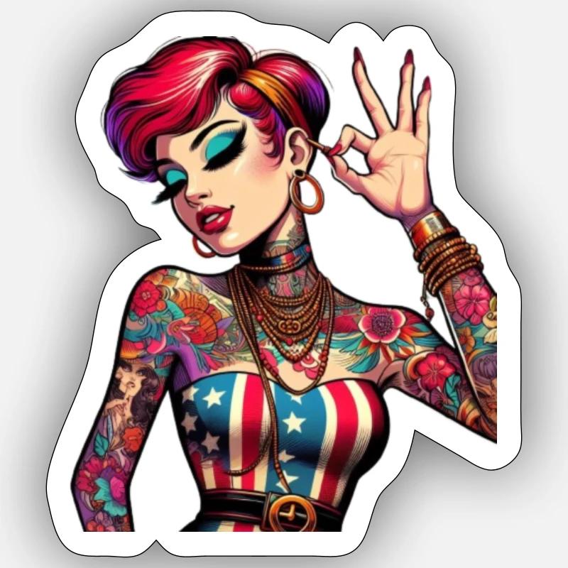 Sticker taille S (10 x 10 cm) - 