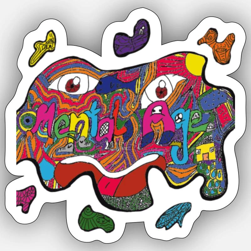 Sticker Größe S (10 x 10 cm) - 