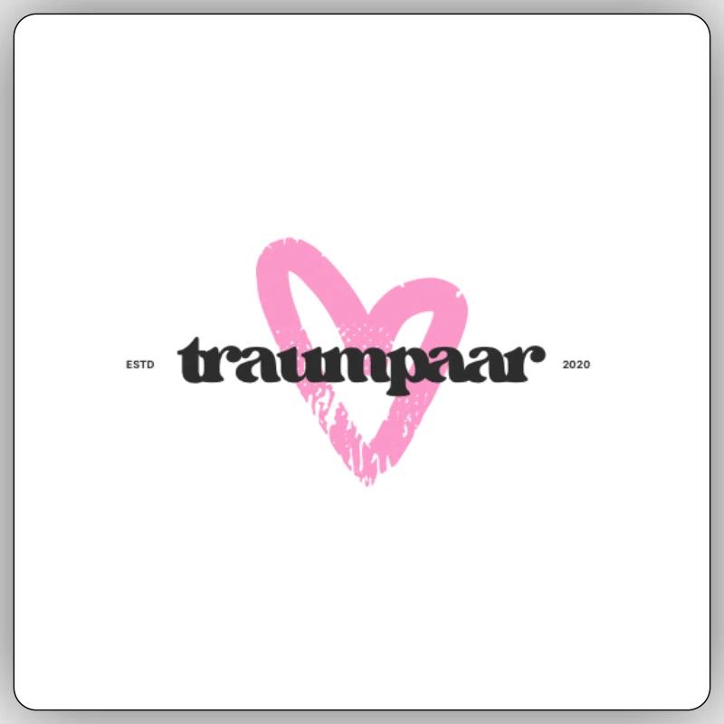 Couple de rêve 2020 - Sticker taille S (10 x 10 cm) - blanc mat