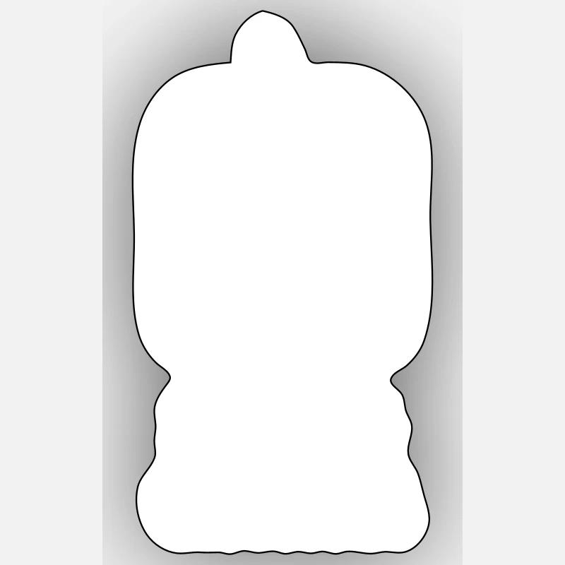 8a - Sticker taille S (10 x 10 cm) - blanc mat