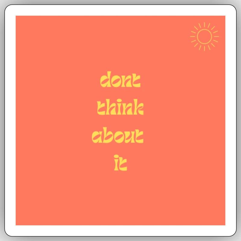 FLYDEEP - Sticker size S (10 x 10 cm) - white matte