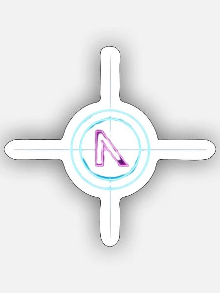 NEON - Sticker Größe S (10 x 10 cm) - Mattweiß