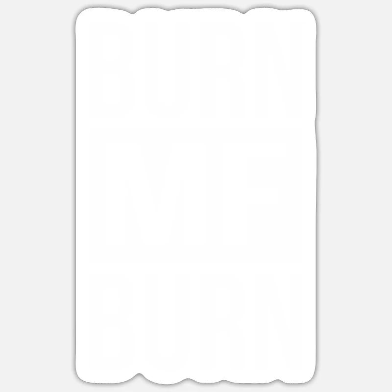 Burn MF Burn Sticker Größe S (10 x 10 cm)