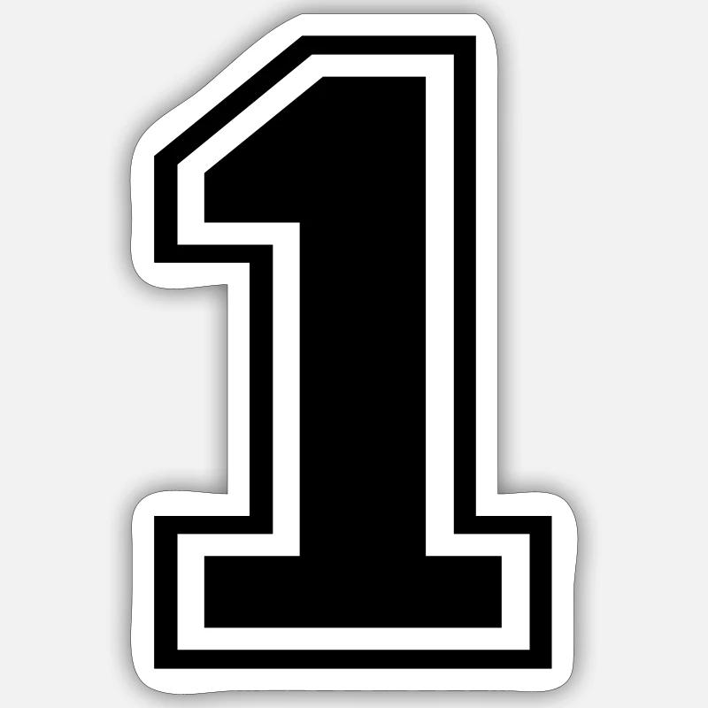 1 - Sticker size S (10 x 10 cm) - white matte
