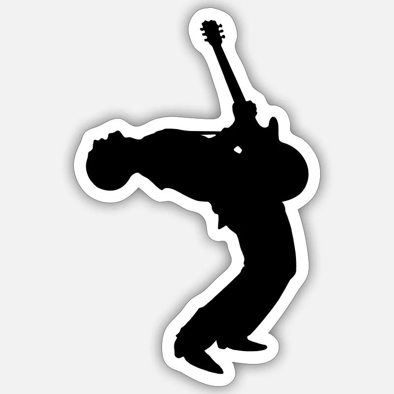 Axeman - Sticker Größe S (10 x 10 cm) - Mattweiß