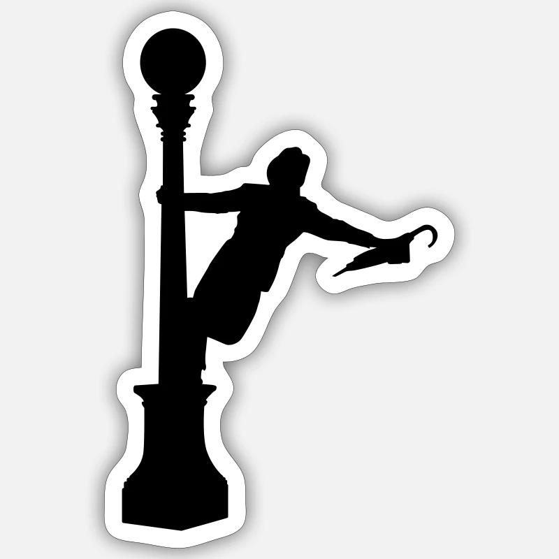 Singing - Sticker size S (10 x 10 cm) - white matte