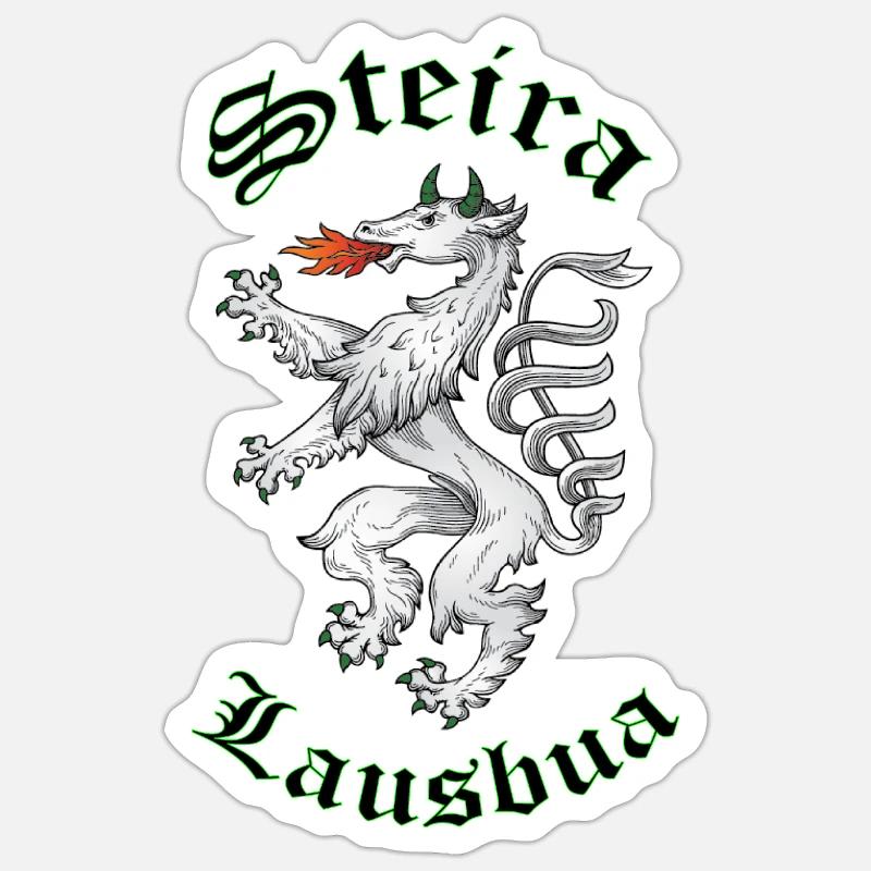 Steiermark Sticker Größe S (10 x 10 cm)