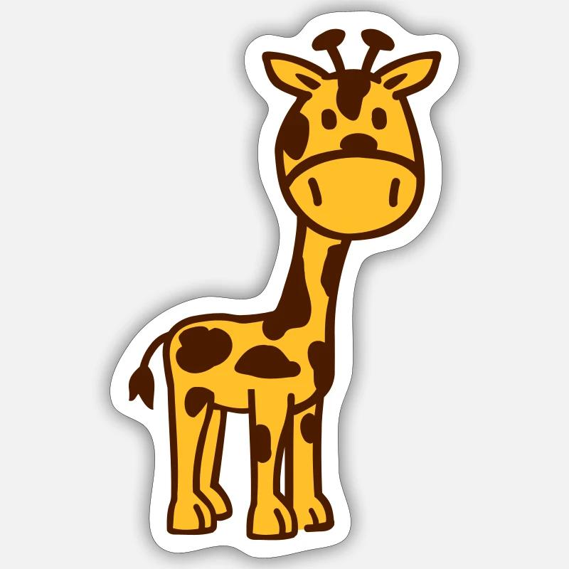 Giraffe Sticker Größe S (10 x 10 cm)