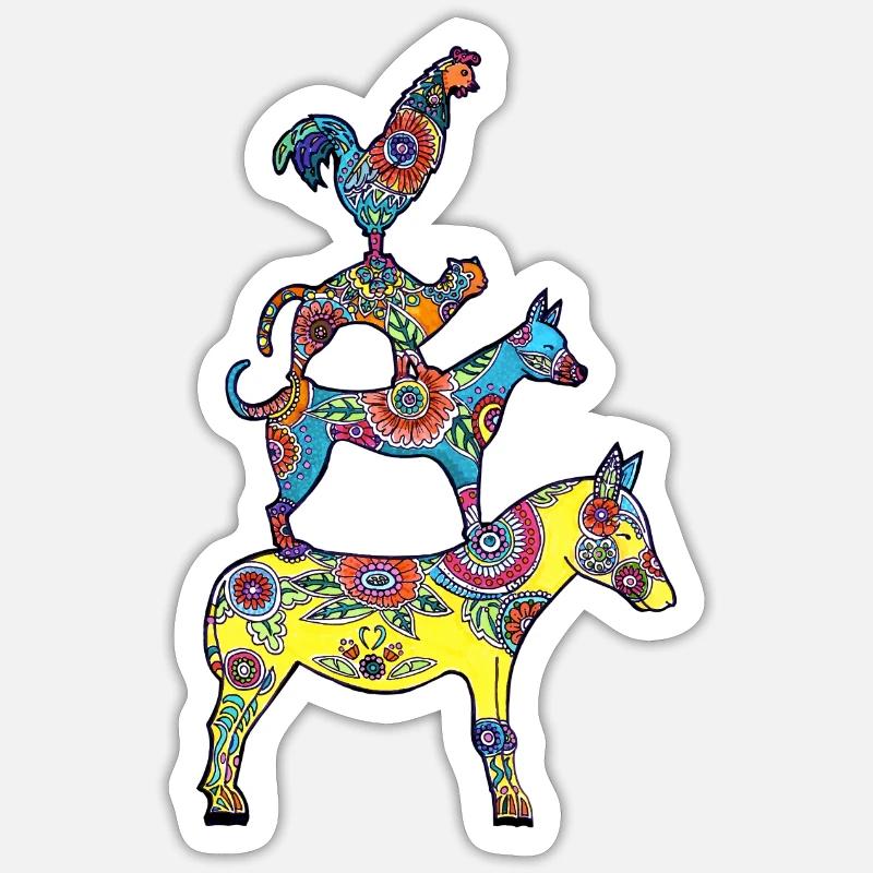 Sticker taille S (10 x 10 cm) - 