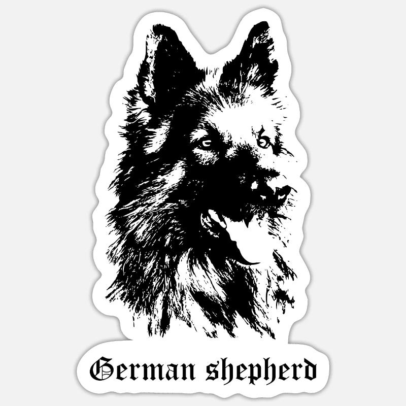 Schæferhund Sticker
